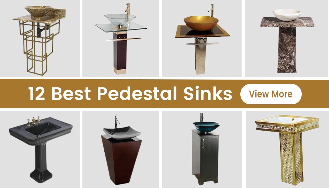 12 Modern Pedestal Sinks That Will Instantly Modernize Any Room